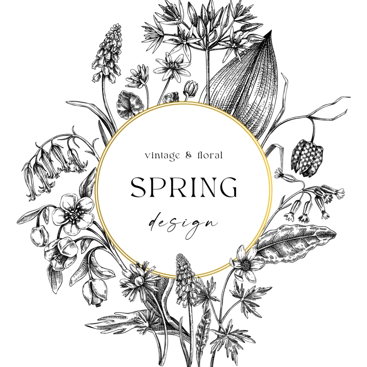 Elegant spring poster design. Wildflowers print in color. Woodland wild flower sketches. Floral background. Botanical card, invitation template . Hand drawn vector illustration, NOT AI